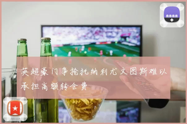 英超豪门争抢托纳利尤文图斯难以承担高额转会费